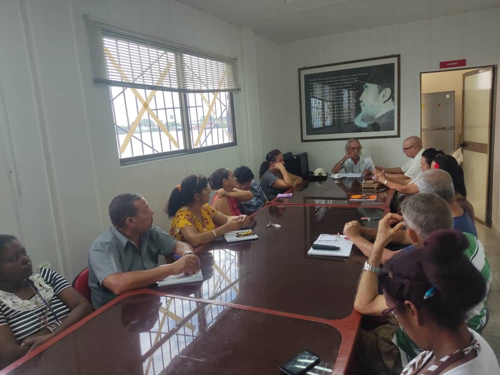 Se realiza Asamblea de Balance de la Sección de Base de la ANEC de la Empresa GEOCUBA Cienfuegos.